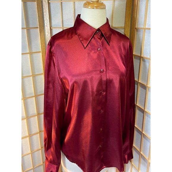 Panther Tops - Panther Sm Satin Blouse